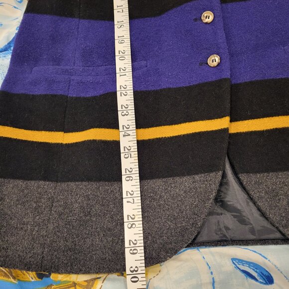 Vintage The Limited Wool Blend Button Down Vest Size Large Colourful Vest - Picture 3 of 6